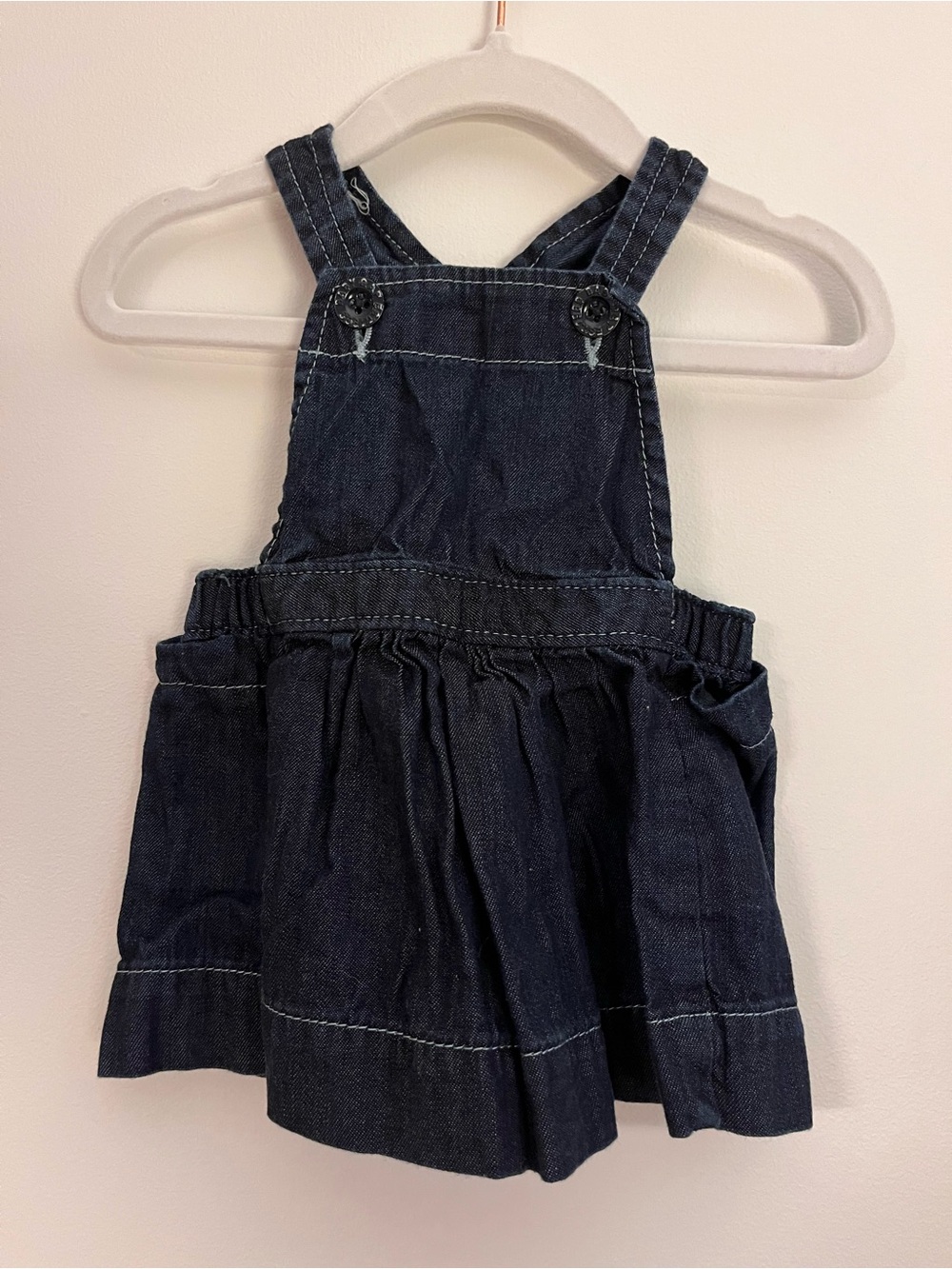 Baby GAP Dark Denim Pinafore Skirt Dress